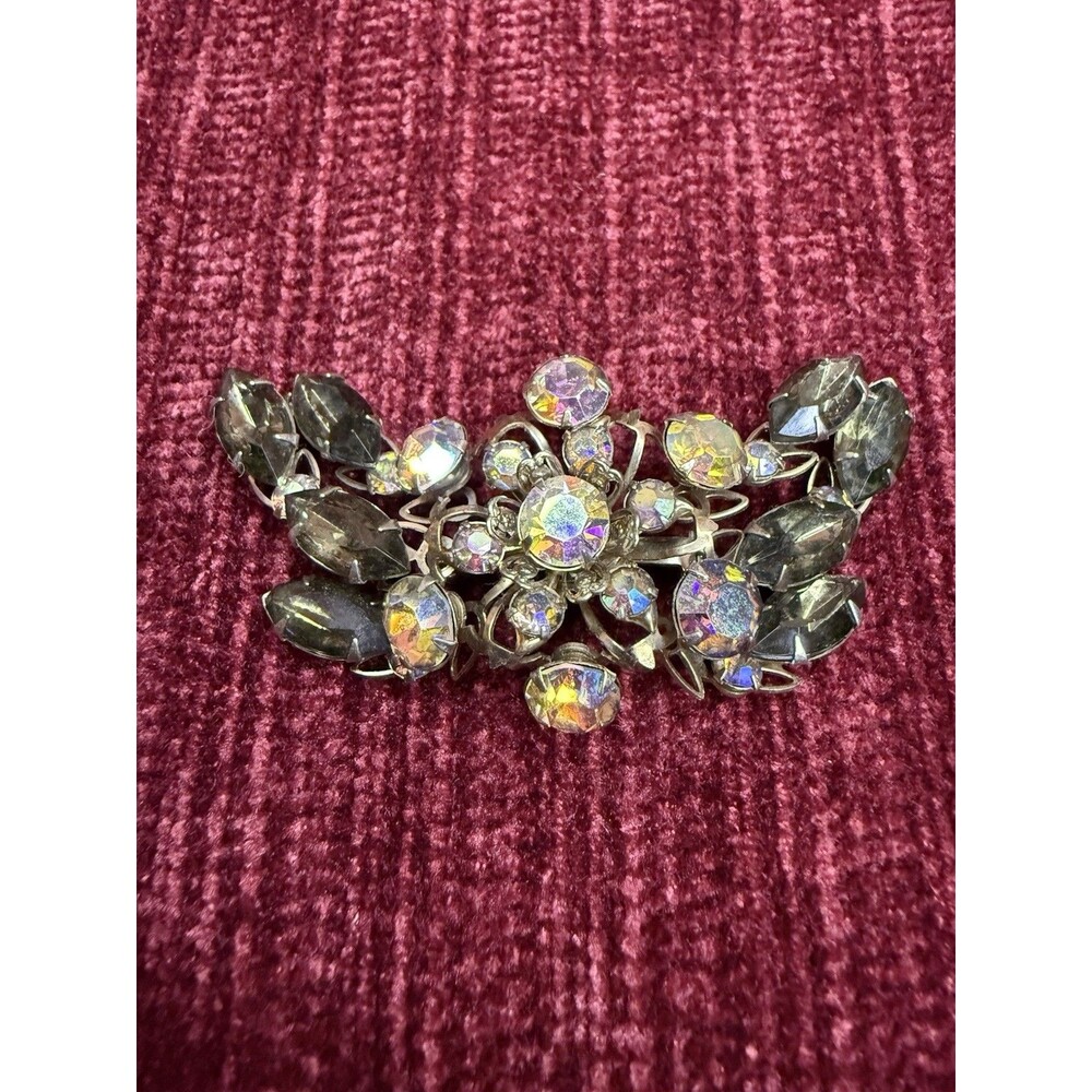 🔥RARE -Vtg. Judy Lee Rhinestone Brooch Vintage EXCELLENT!!!